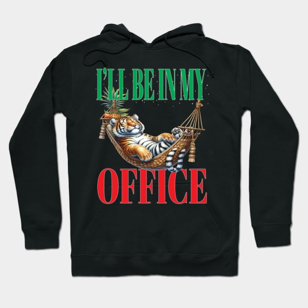 Fun I'll Be In My Office Retired Retirement Off Work Today Hoodie by Envision Styles